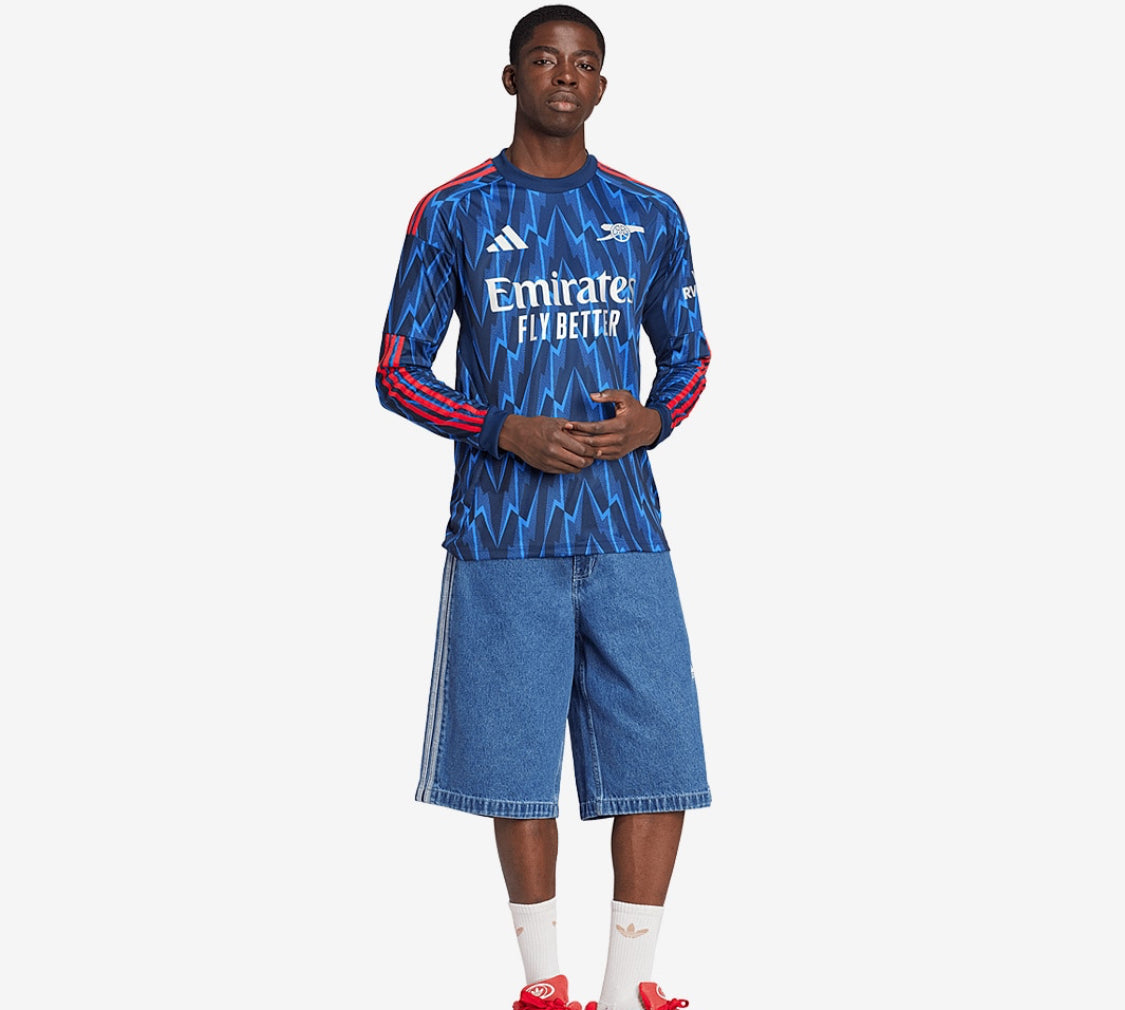 Long Sleeve - Arsenal FC 2025/26 Away Shirt - Fan Version