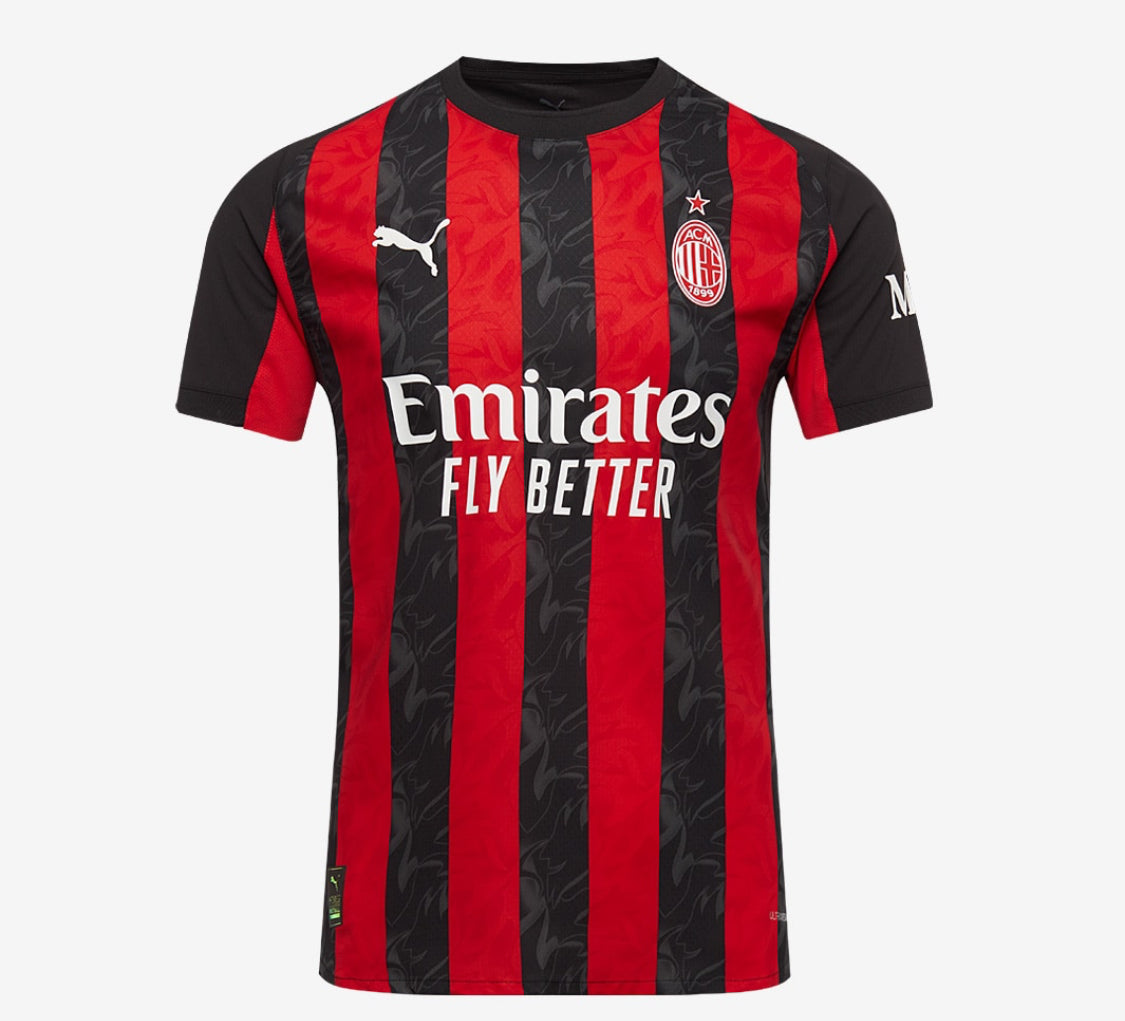 AC Milan 2025/26 Home Shirt - Pro Version