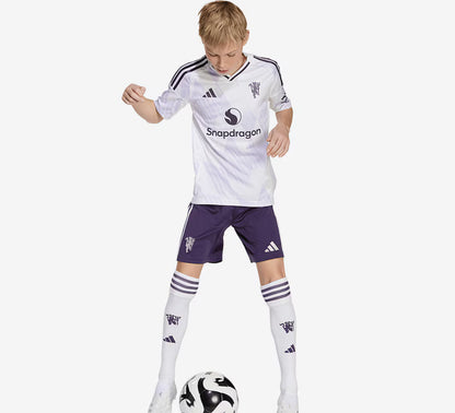 KIDS : Manchester United 2025/26 Away Kit (Shirt + Shorts)