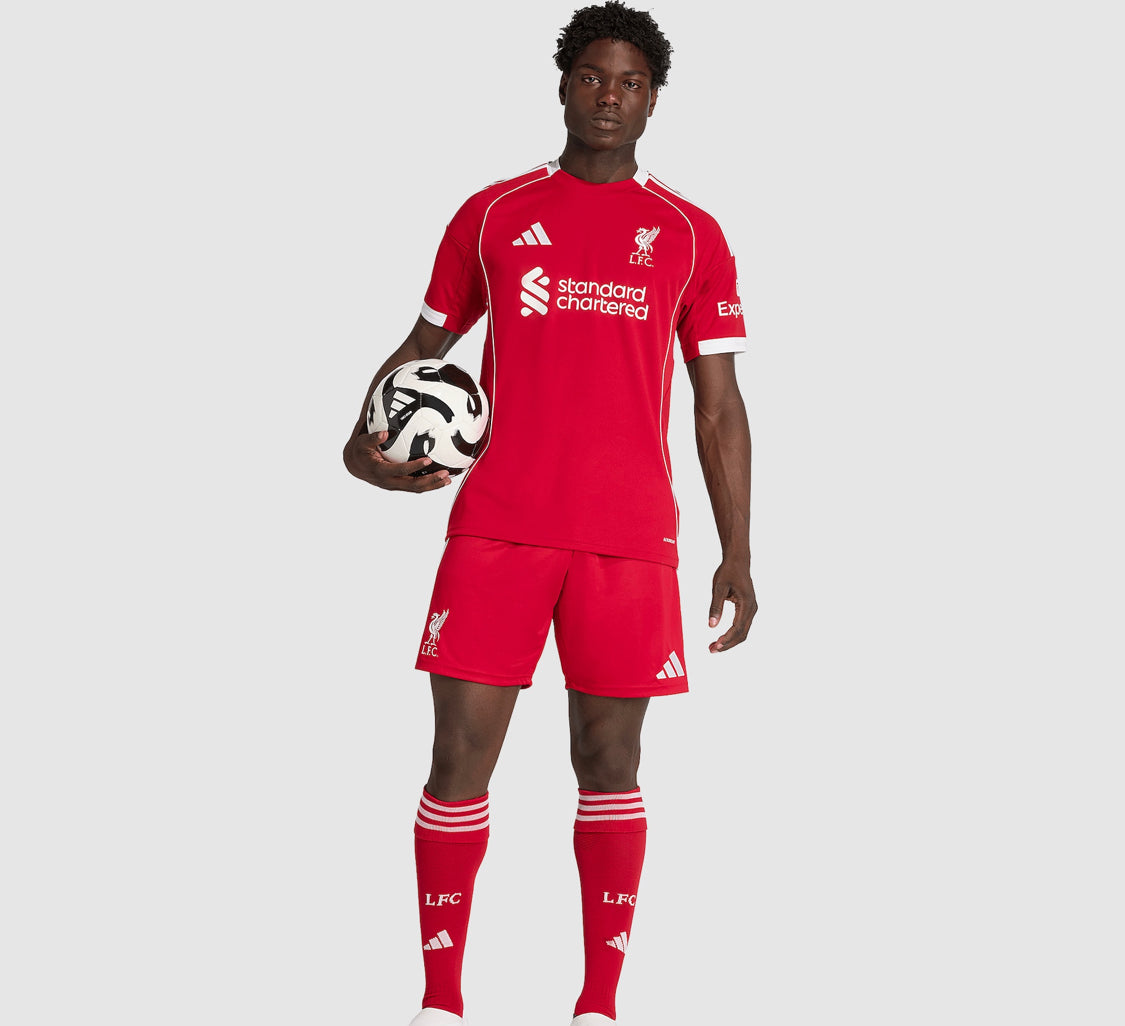 Liverpool 2025/26 Home Shorts - Fan Version