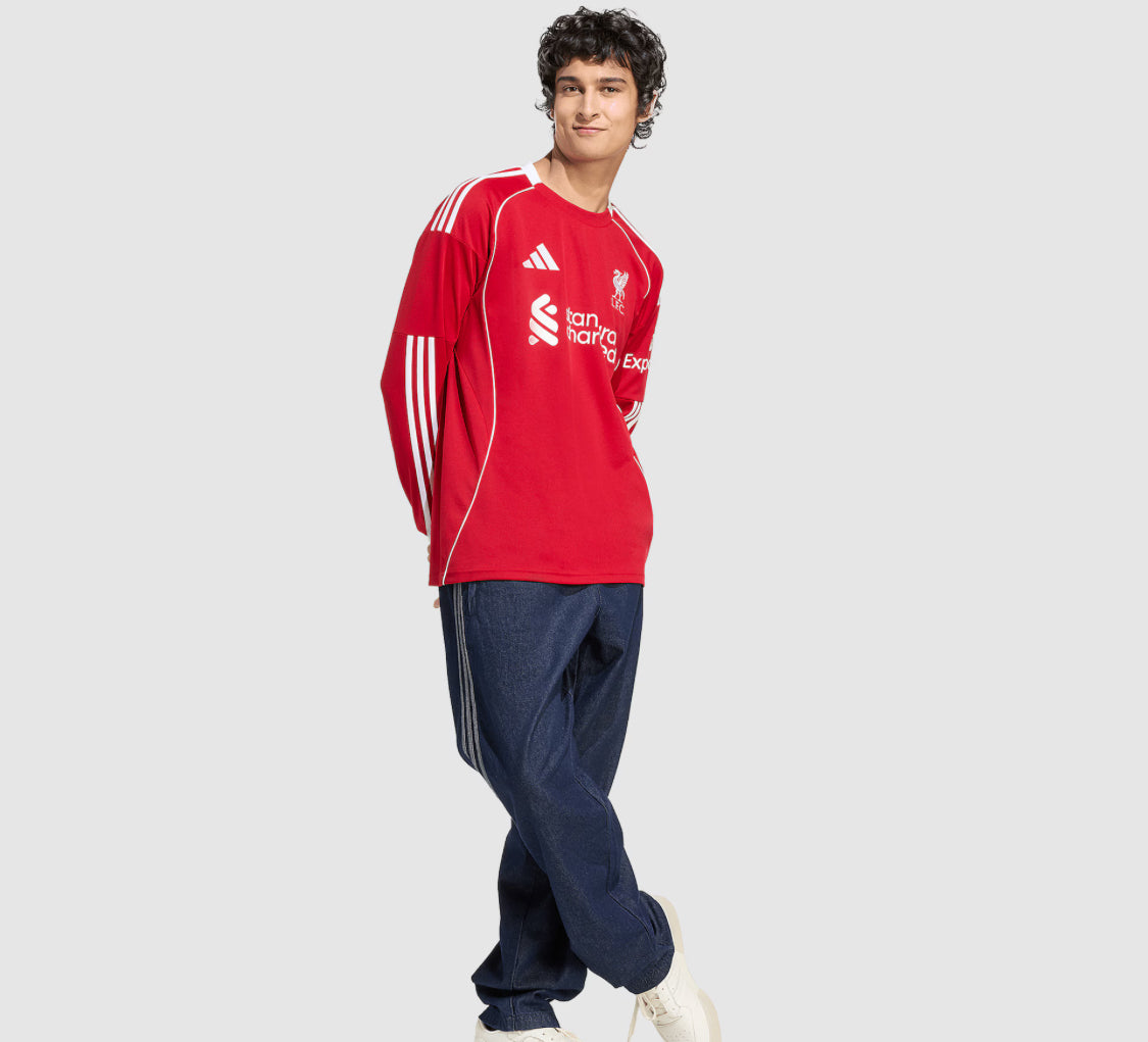 Long Sleeve - Liverpool FC 2025/26 Home Shirt - Fan Version