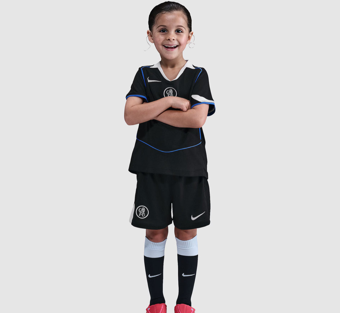KIDS : Chelsea FC 2025/26 Third Kit (Shirt + Shorts)