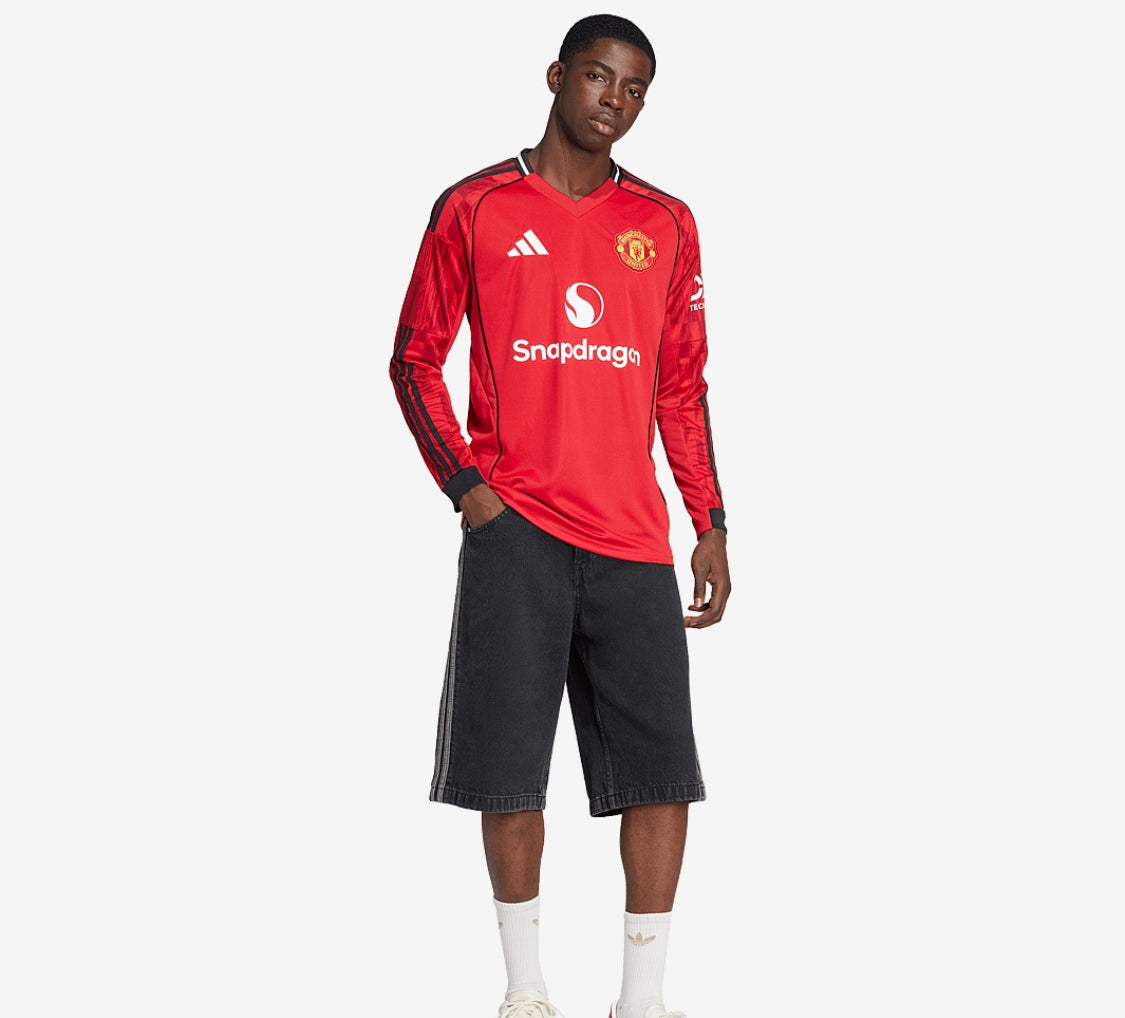 Long Sleeve - Manchester United 2025/26 Home - Fan Version