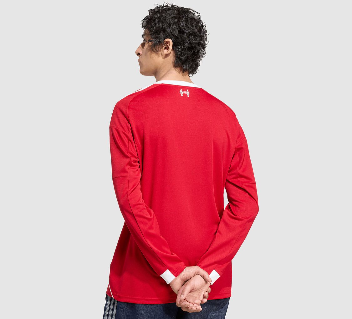 Long Sleeve - Liverpool FC 2025/26 Home Shirt - Fan Version
