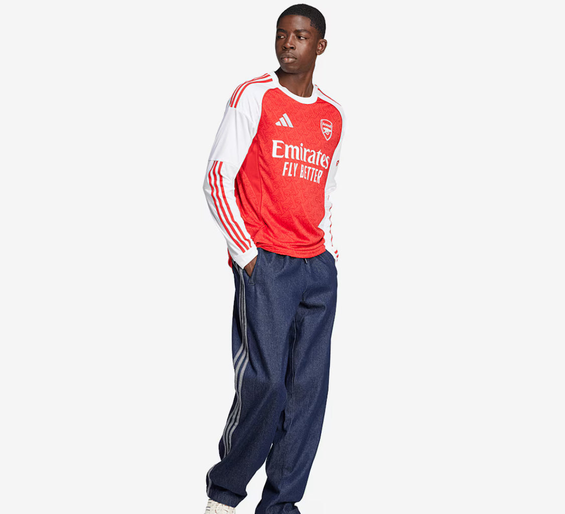 Long Sleeve - Arsenal FC 2025/26 Home Shirt - Fan Version