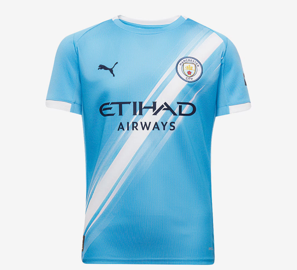 KIDS : Manchester City 2025/26 Home (Shirt + Shorts)