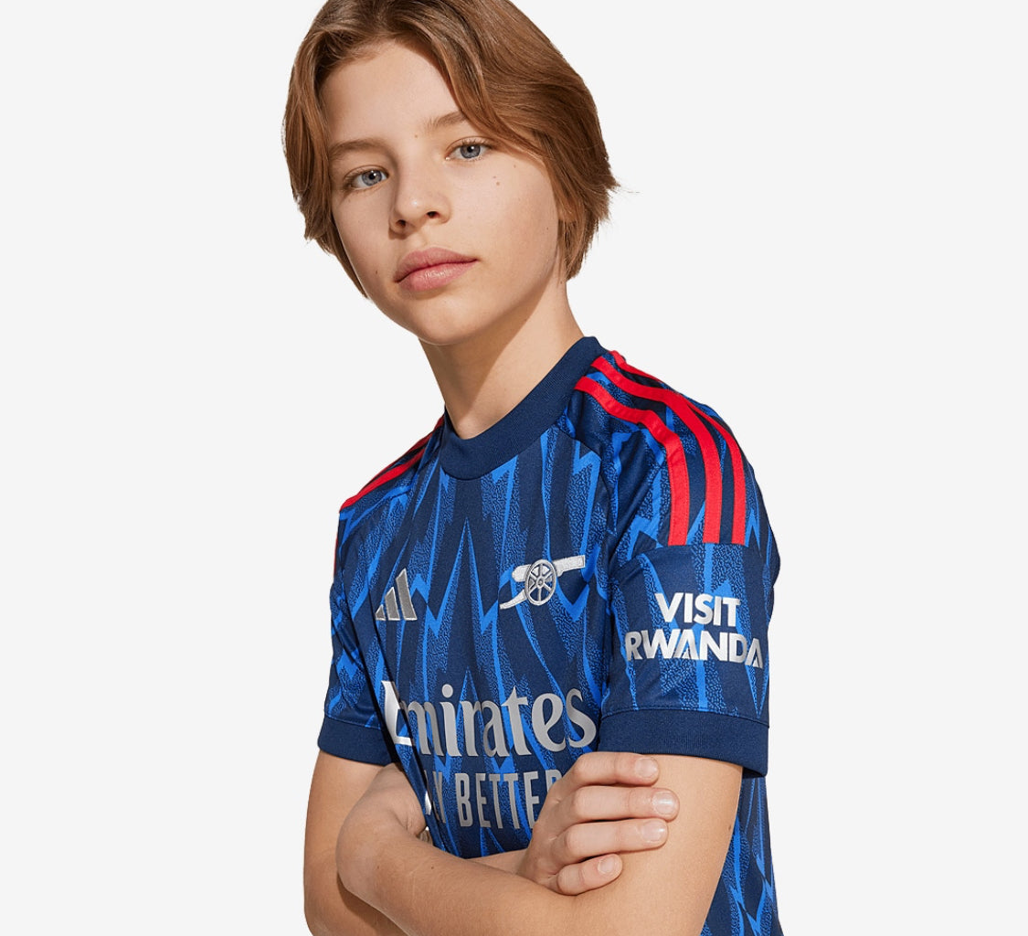 KIDS : Arsenal FC 2025/26 Away Kit (Shirt & Shorts)