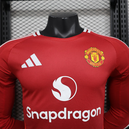 Manchester United 2024/2025 Home - Long Sleeve