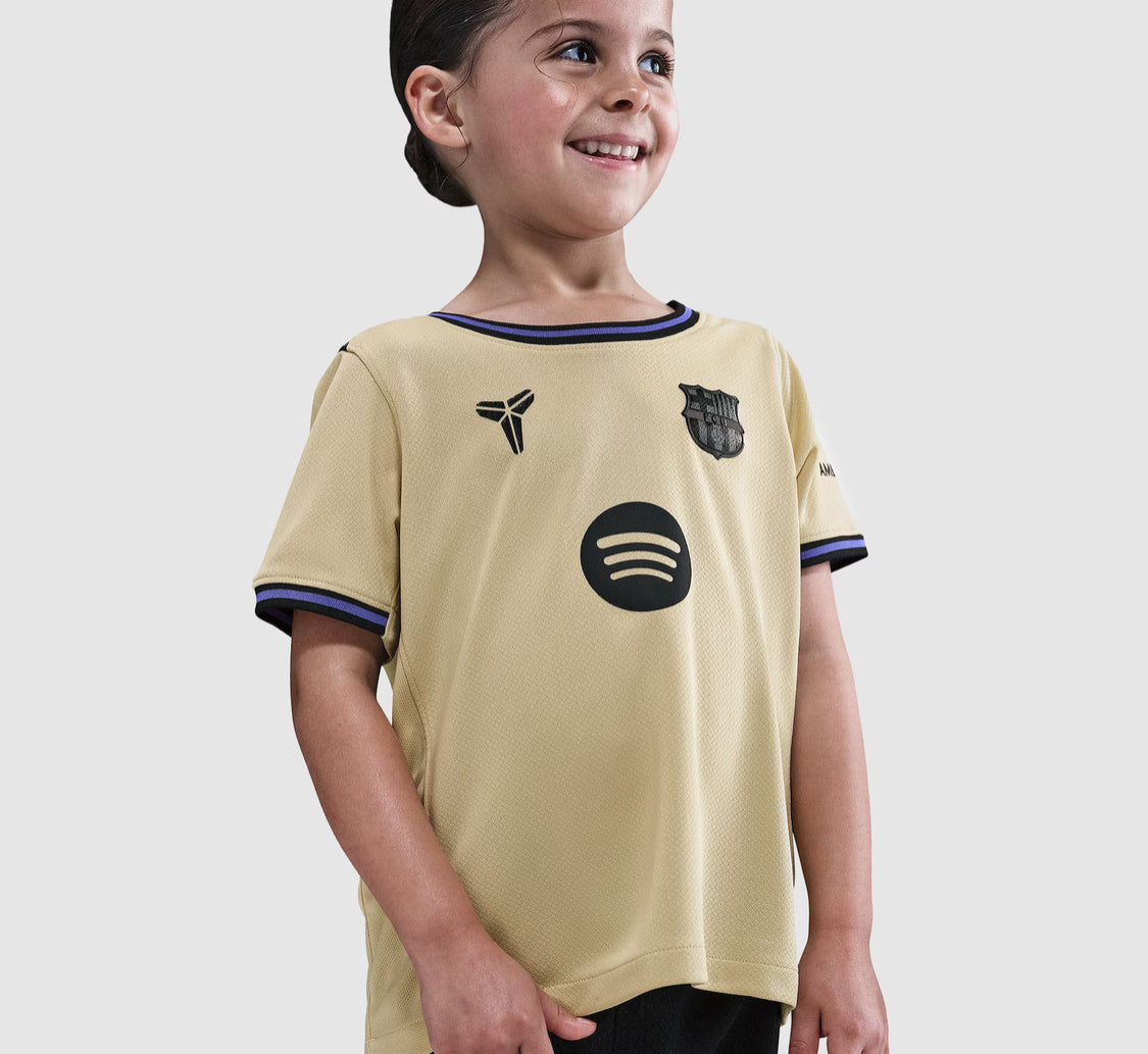 KIDS : FC Barcelona 2025/26 Away Kit (Shirt + Shorts)