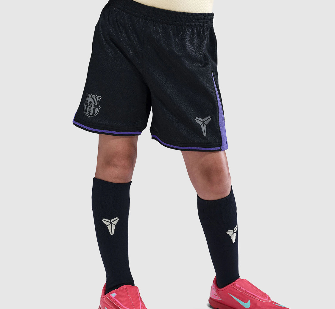 KIDS : FC Barcelona 2025/26 Away Kit (Shirt + Shorts)