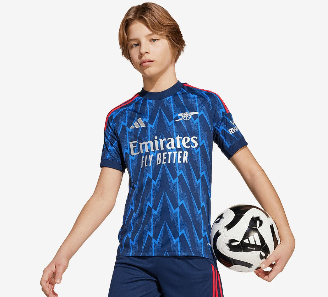 KIDS : Arsenal FC 2025/26 Away Kit (Shirt & Shorts)