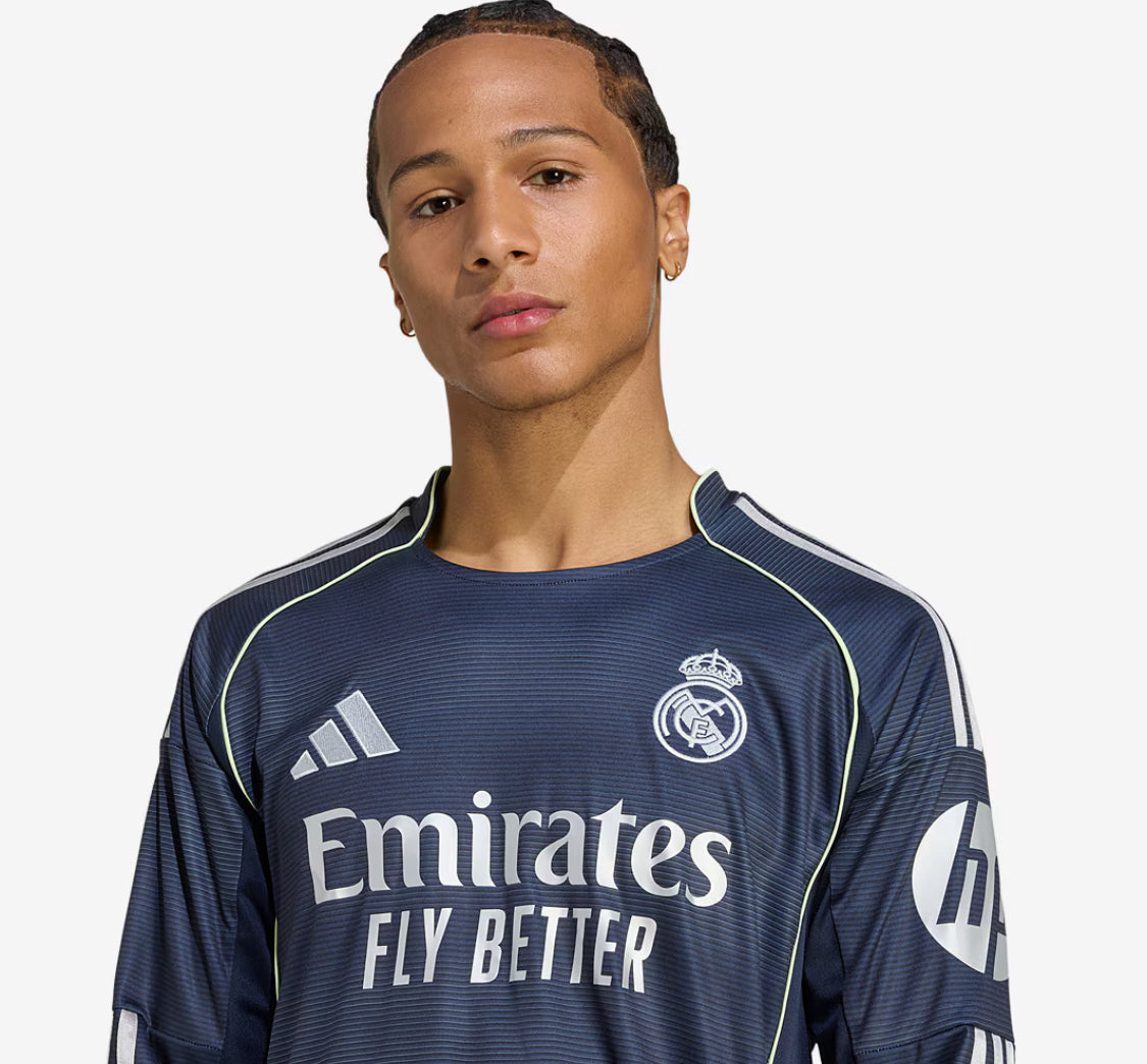 Long Sleeve - Real Madrid 2025/26 Away - Fan Version