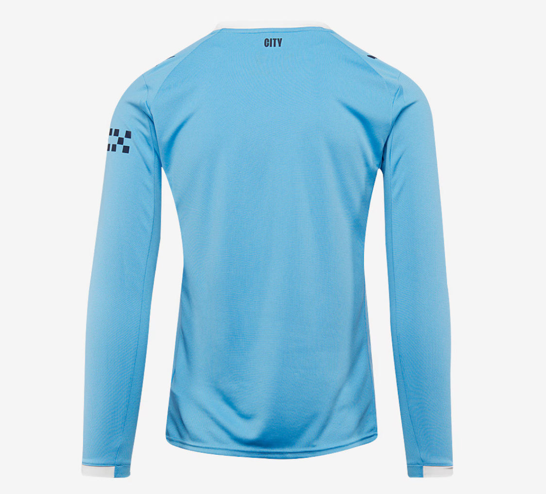 Long Sleeve - Manchester City 2025/26 Home Shirt - Fan Version