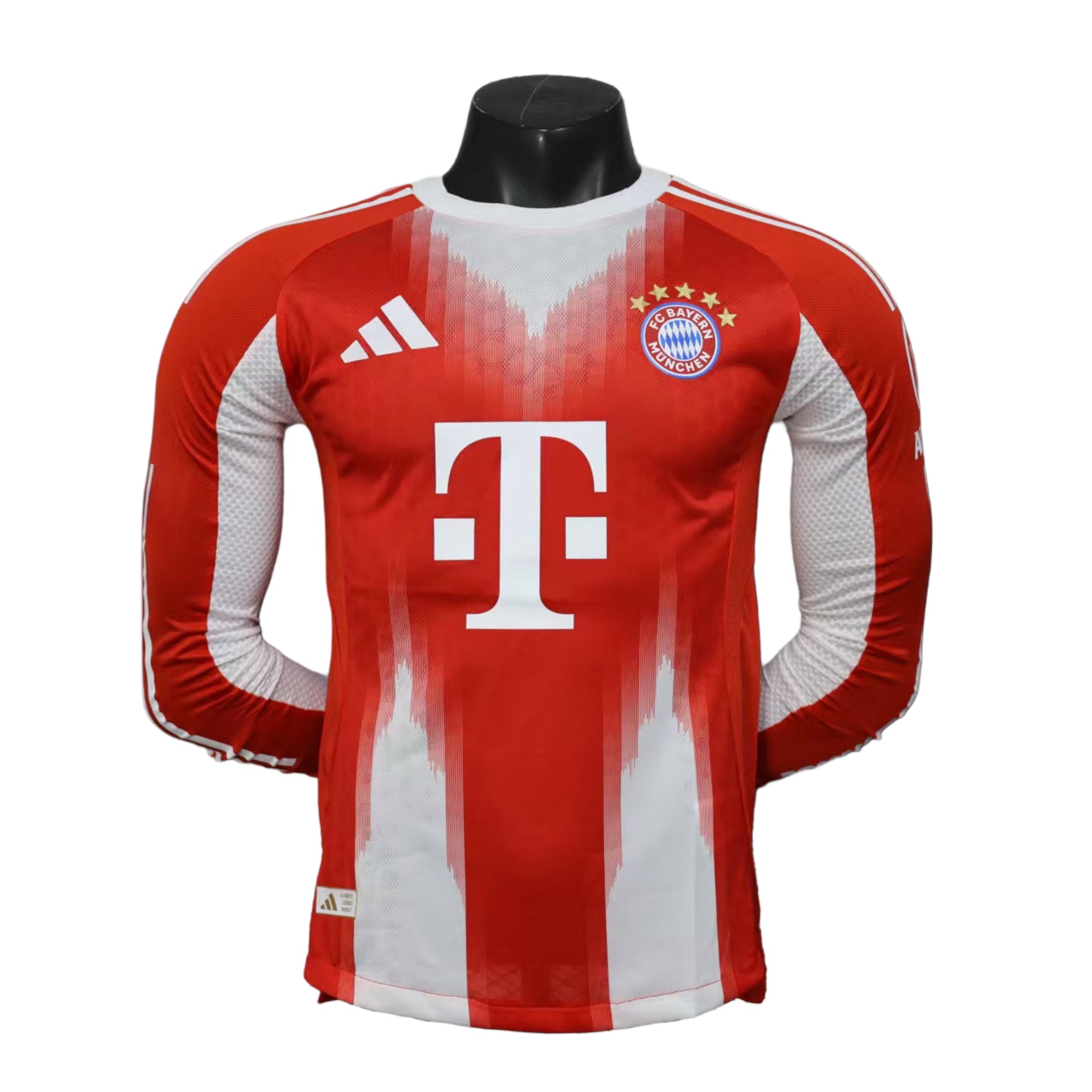 Long Sleeve - Bayern Munich 2025/26 Home Shirt - Pro Version