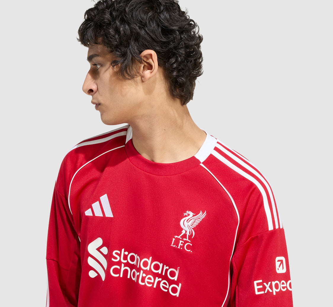 Long Sleeve - Liverpool FC 2025/26 Home Shirt - Fan Version