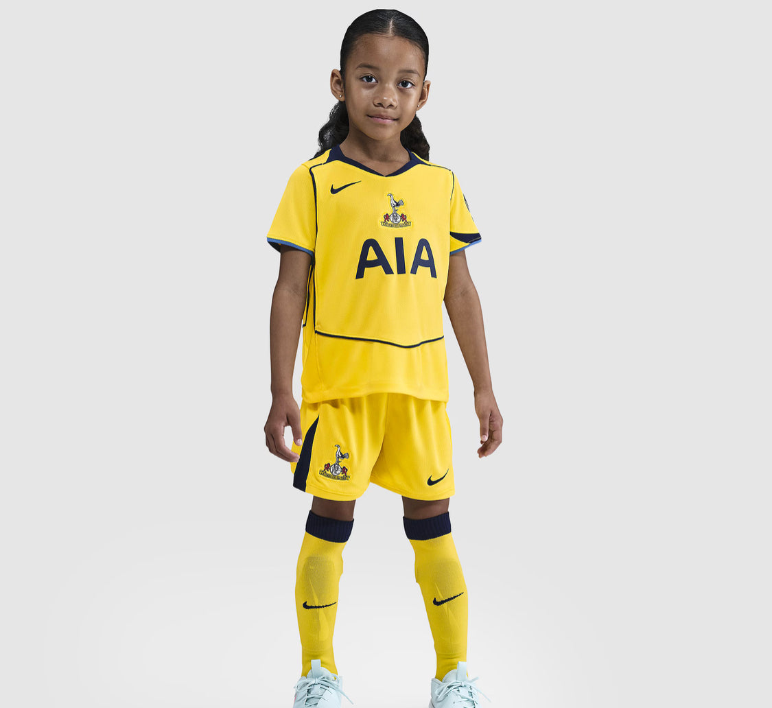 KIDS : Tottenham Hotspur 2025/26 Third Kit (Shirt + Shorts)