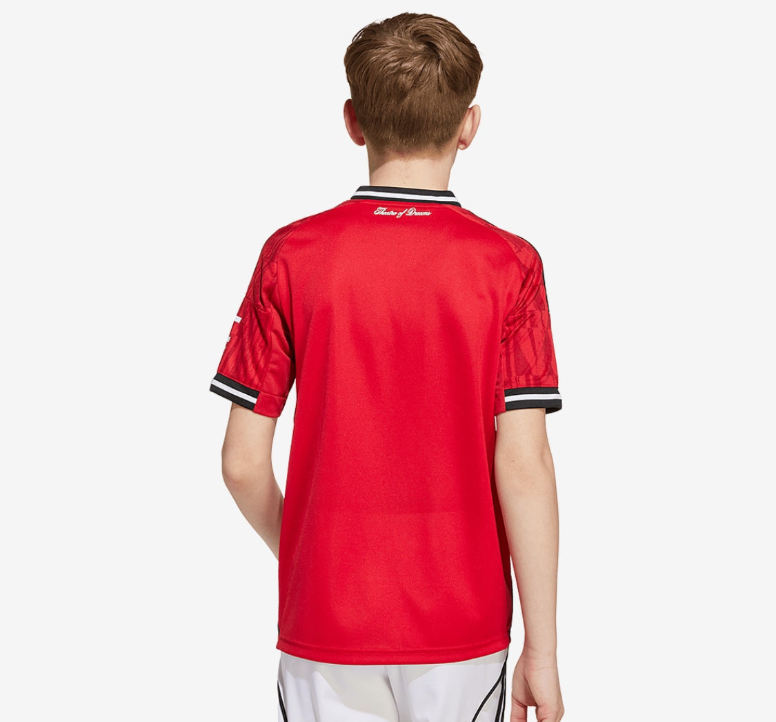 KIDS : Manchester United 2025/26 Home Kit (Shirt + Shorts)