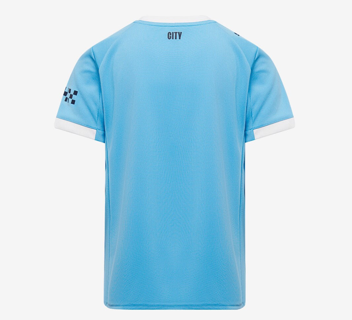KIDS : Manchester City 2025/26 Home (Shirt + Shorts)