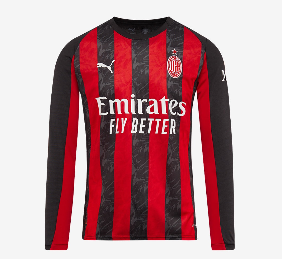 Long Sleeve - AC Milan 2025/26 Home - Fan Version