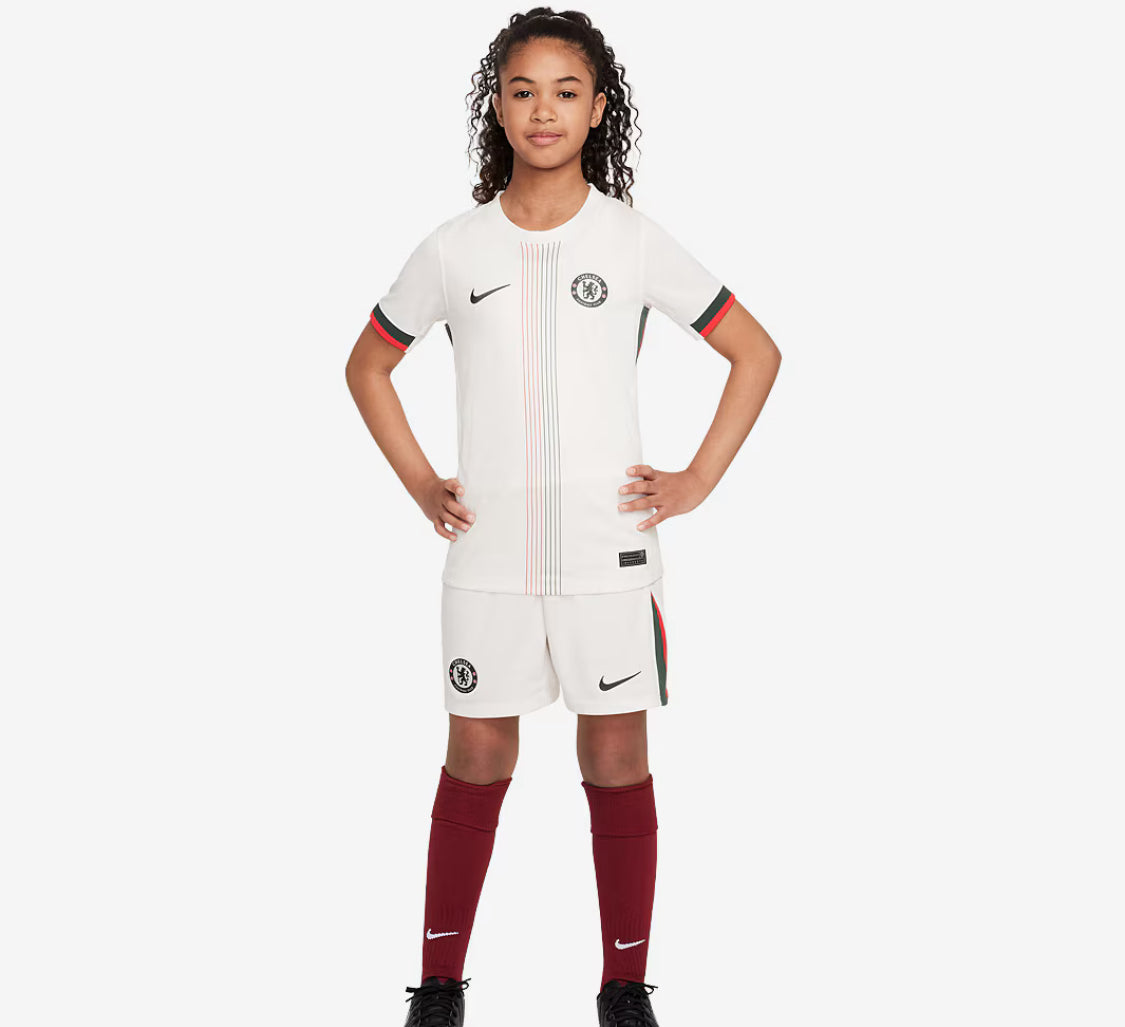 KIDS : Chelsea FC 2025/26 Away Kit (Shirt + Shorts)