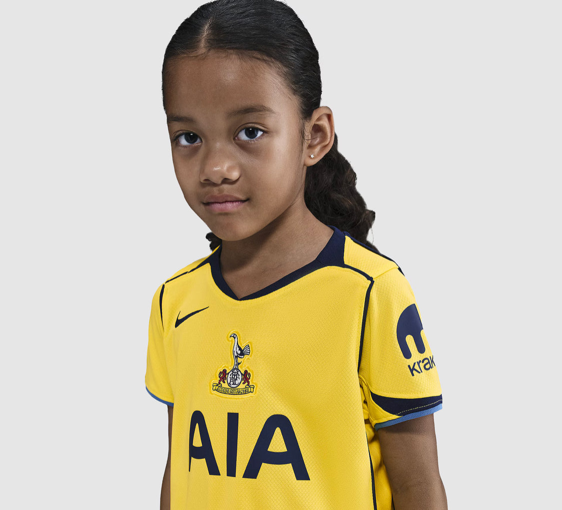 KIDS : Tottenham Hotspur 2025/26 Third Kit (Shirt + Shorts)