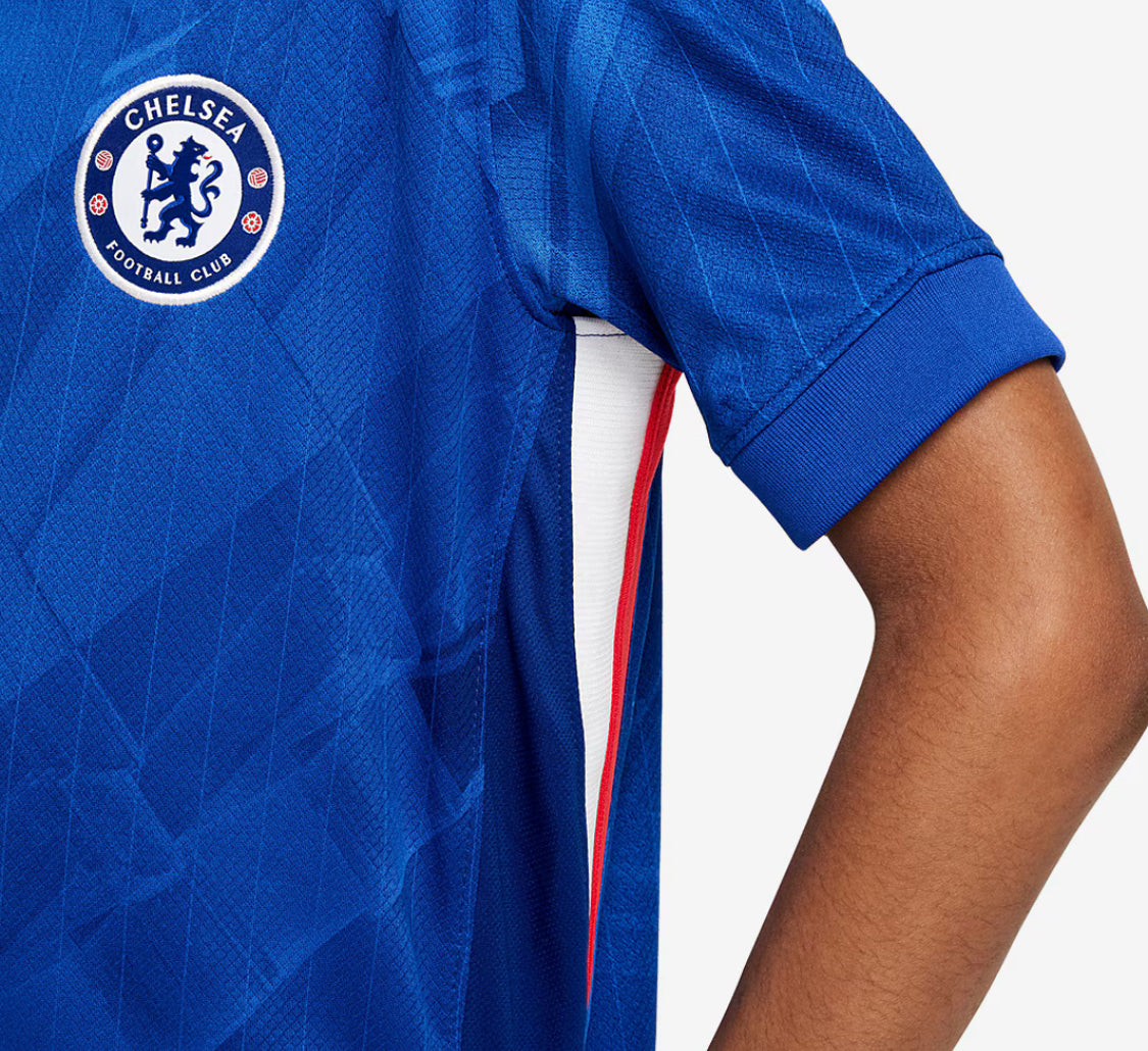 KIDS : Chelsea 2025/26 Home Kit (Shirt + Shorts)