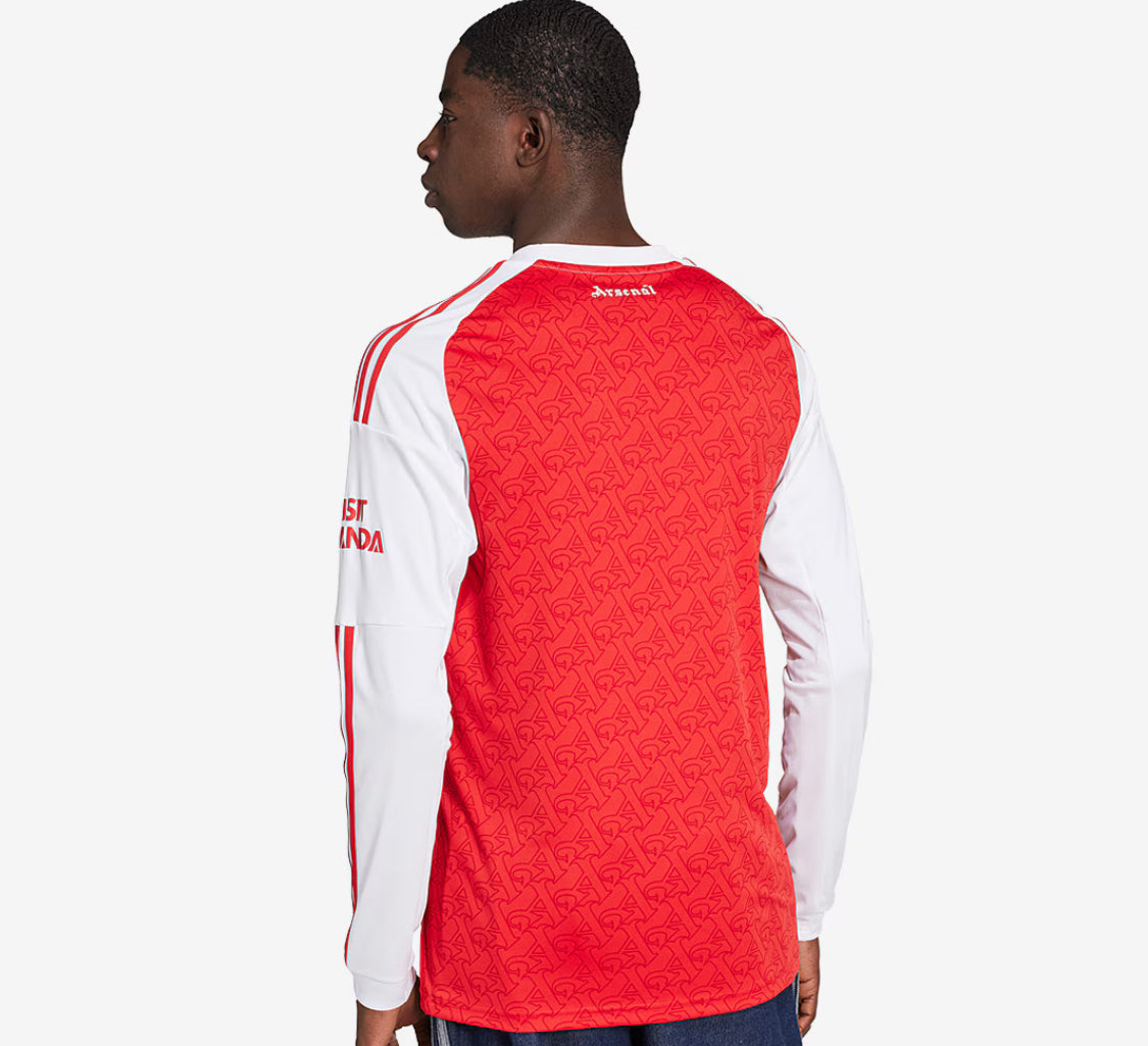 Long Sleeve - Arsenal FC 2025/26 Home Shirt - Fan Version