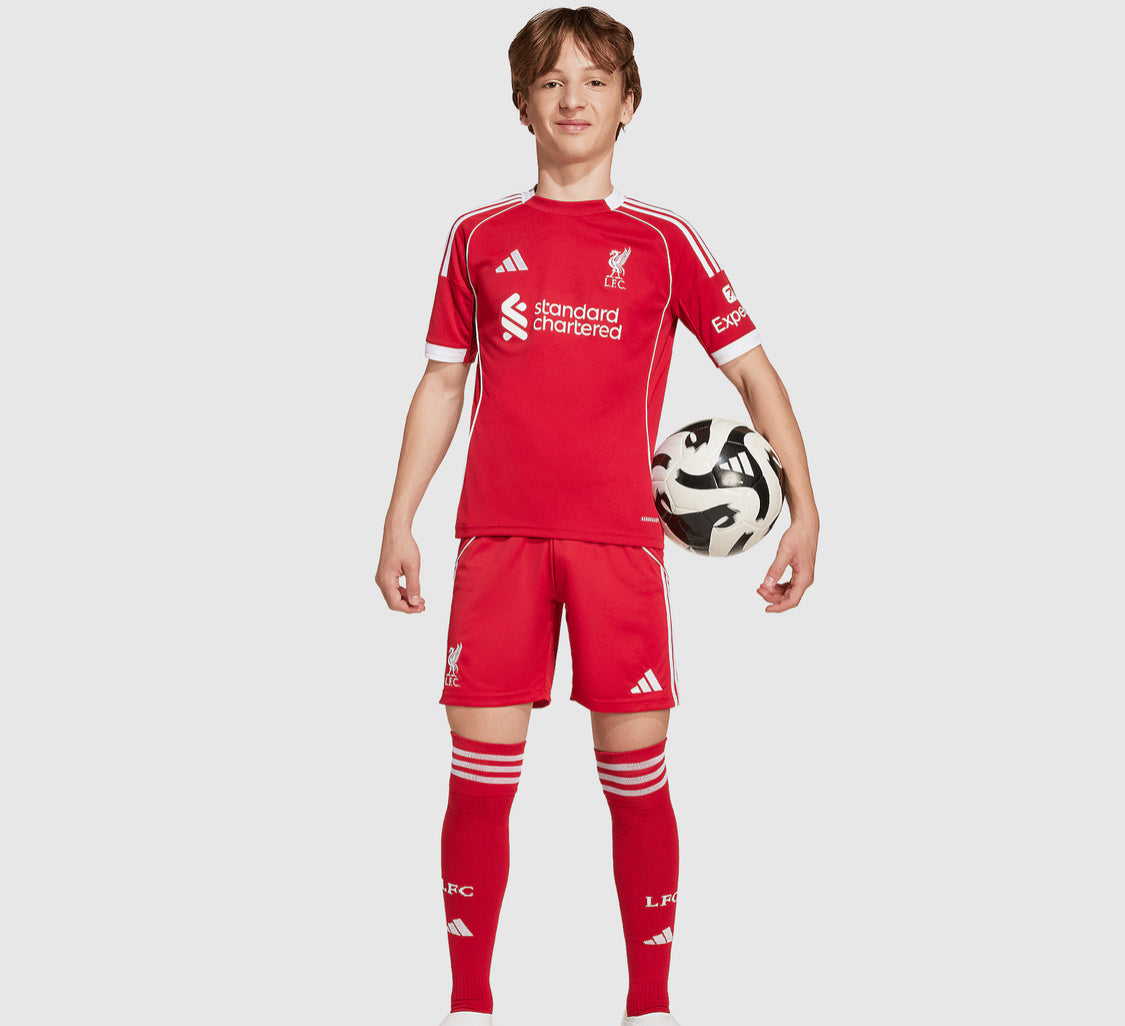 KIDS : Liverpool FC 2025/26 Home (Shirt + Shorts)